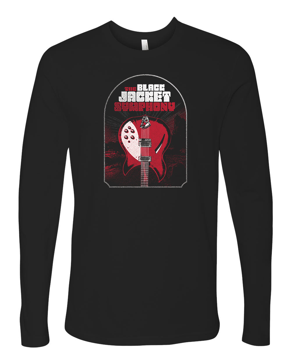 BJS Upside Down Guitar Long Sleeve
