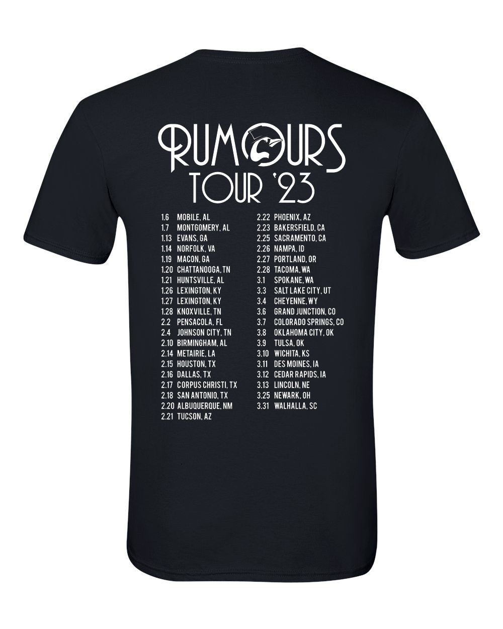 Fleetwood Mac 'Rumours' 2023 - Tour T-Shirt