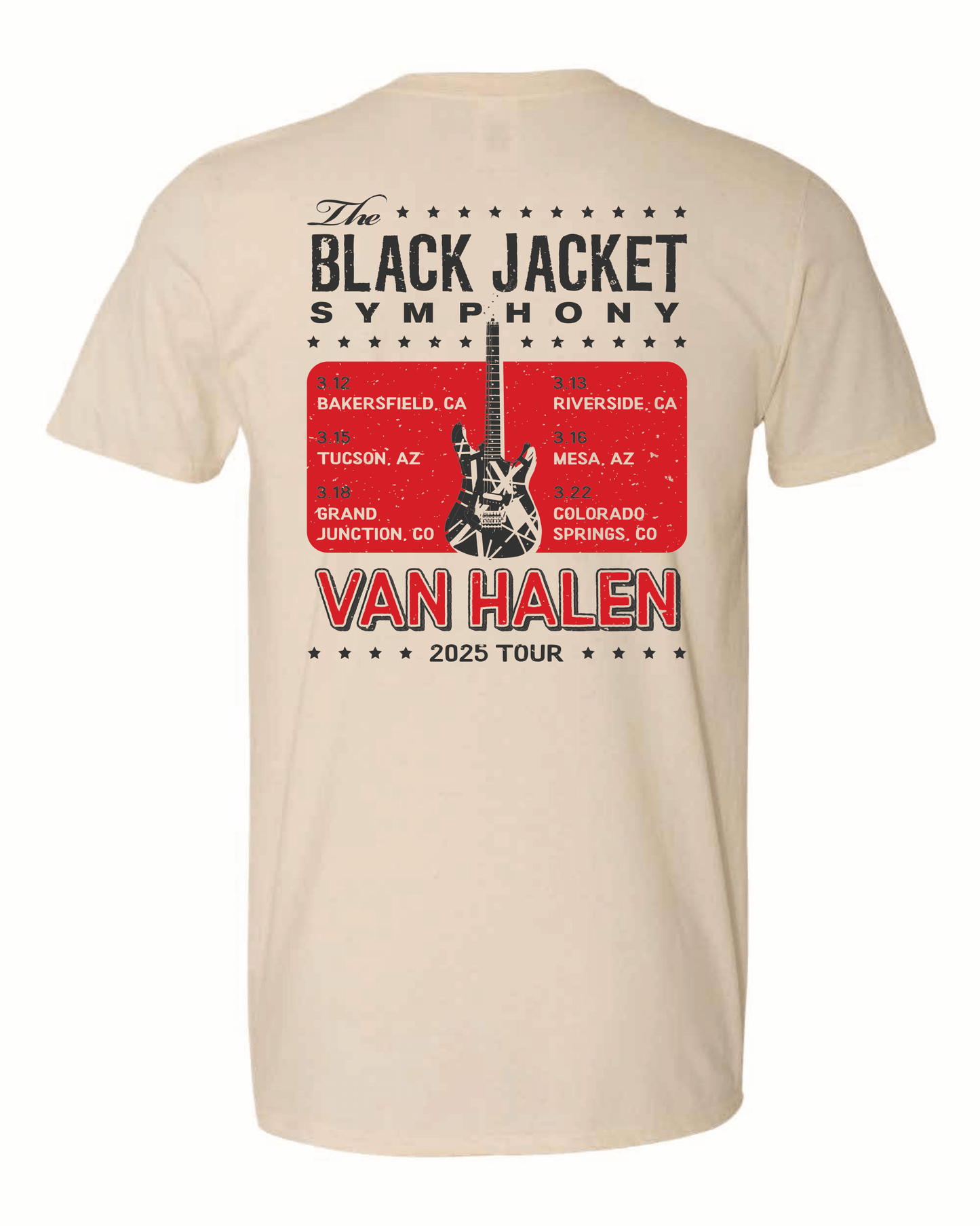 Van Halen 2025 Tour T-Shirt