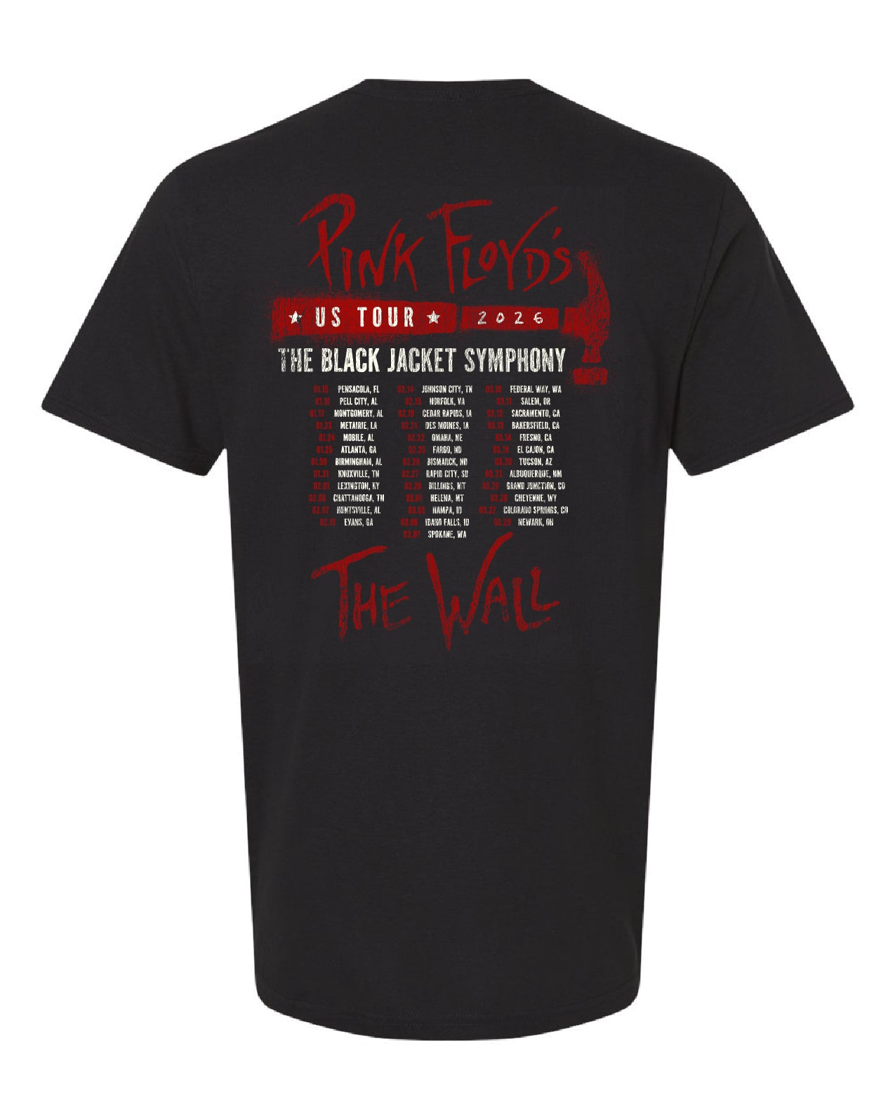 The Wall 2026 Tour T-Shirt