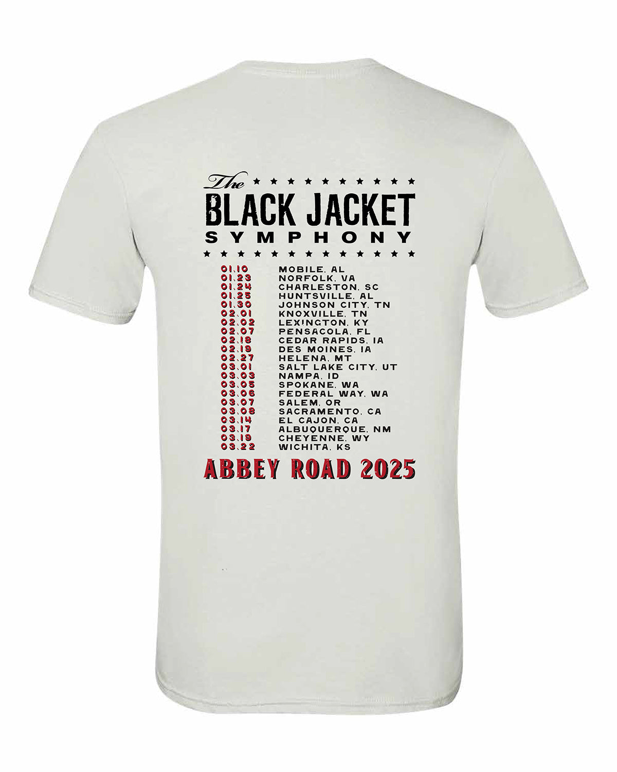 2025 Tour Tee - Beatles Abbey Road