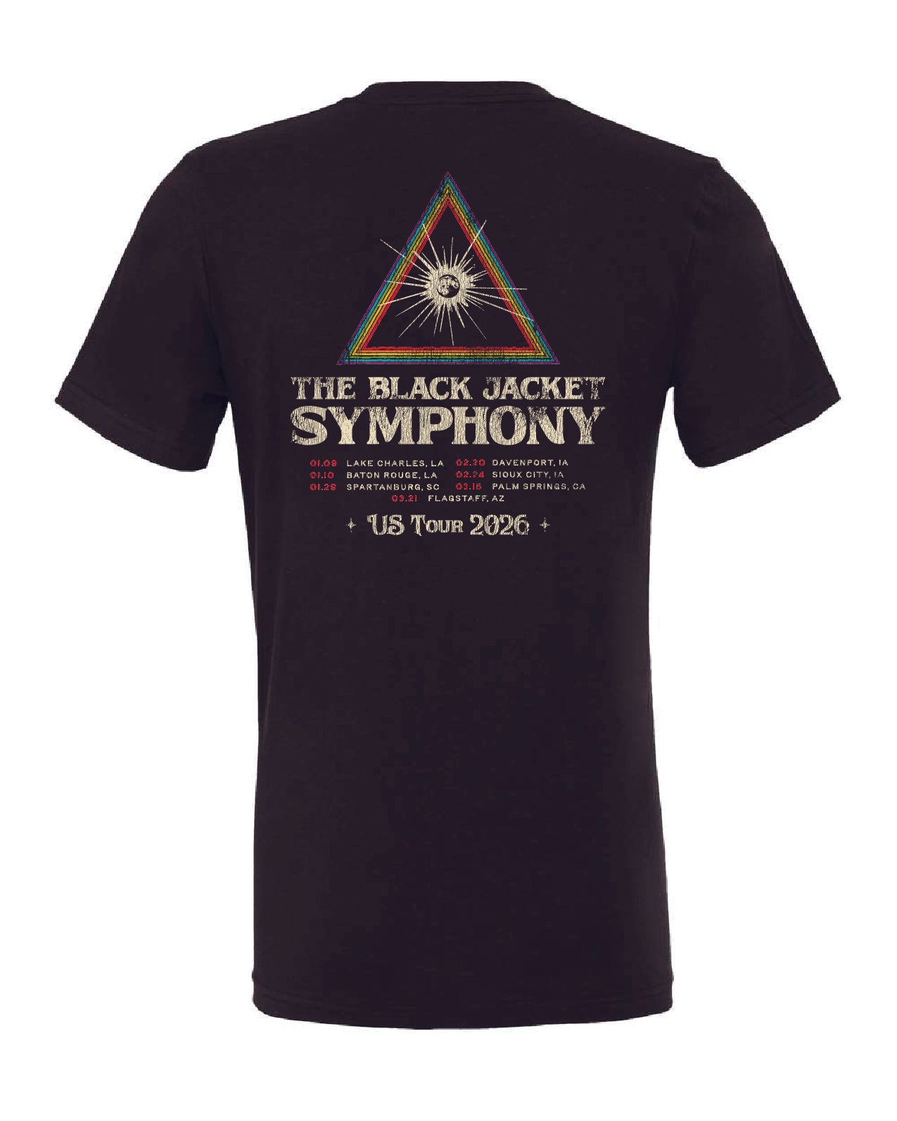The Dark Side of the Moon 2026 Tour T-Shirt