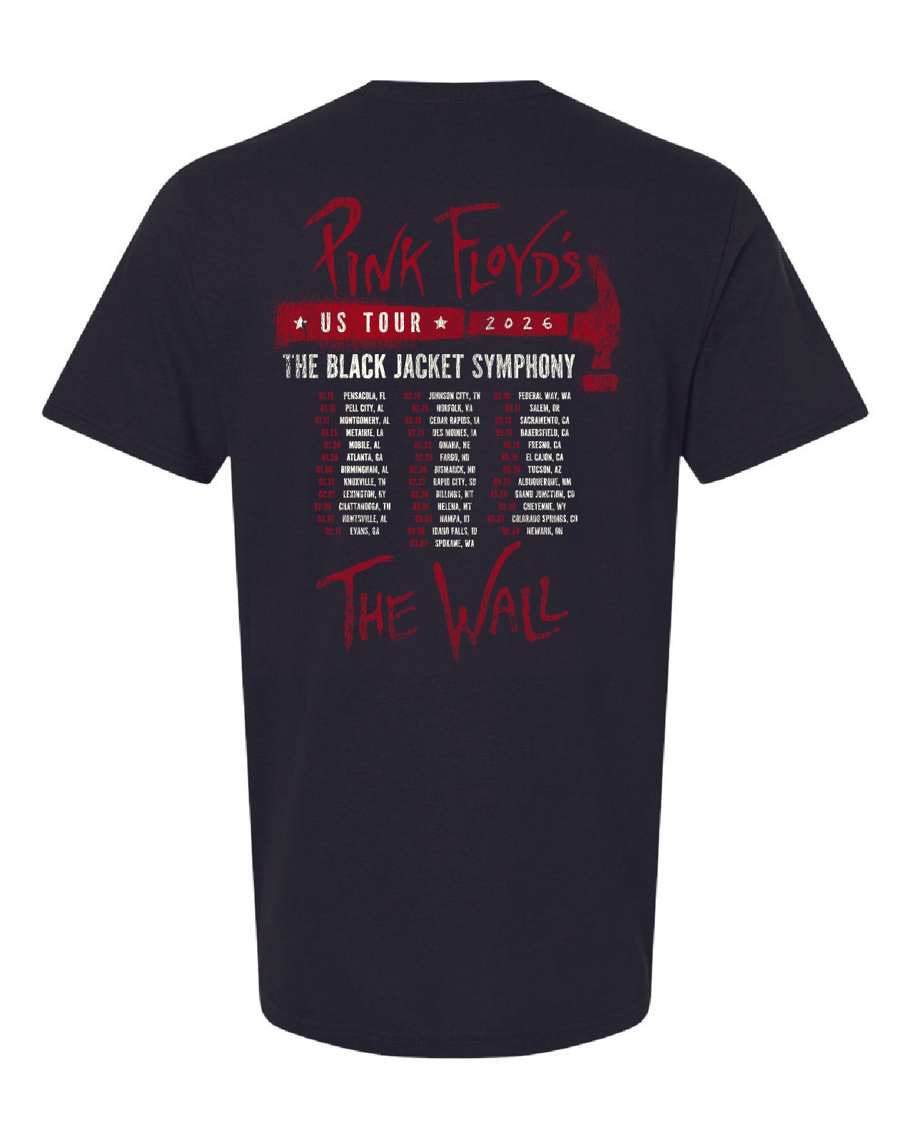 The Wall 2026 Tour T-Shirt
